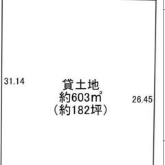 ★貸土地★    大阪府東大阪市御厨東　182坪　#資材置き場　...