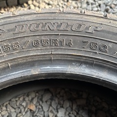 新品 訳あり ダンロップ ウインターマックス 155/65r14の画像
