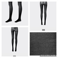 【GU】タイツ 60デニール 1P L/LLの画像