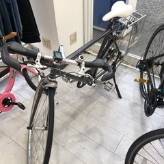 FUJI クロスバイク　28インチ　グレー　【トレファク堺福田店】