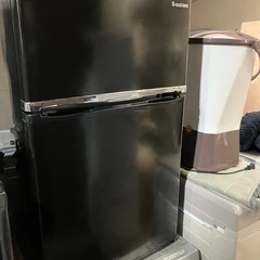 ☆値下げ☆O2503-802 A-Stage 2ドア冷凍/冷蔵庫 RM-90L02BK 2019年製 容量90L 動作確認済み 透明なフィルムがついており半分剥がれかかっています キズ汚れ有り