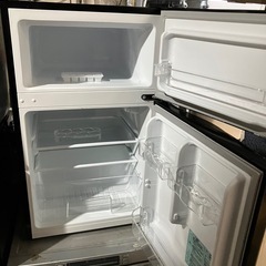 ☆値下げ☆O2503-802 A-Stage 2ドア冷凍/冷蔵庫 RM-90L02BK 2019年製 容量90L 動作確認済み 透明なフィルムがついており半分剥がれかかっています キズ汚れ有りの画像