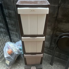 三段ゴミ箱