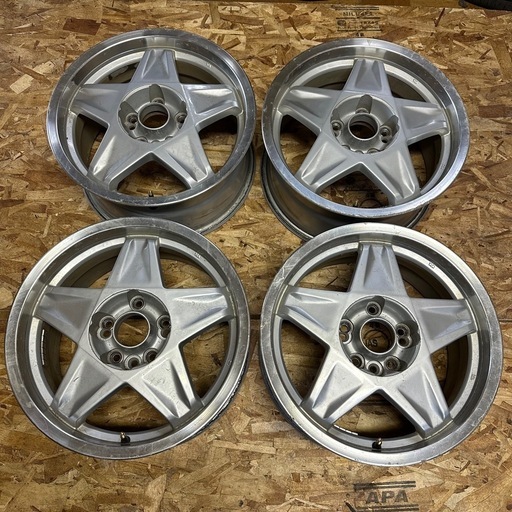 16インチ 7.5JJ 114.3 +37 5穴 ブリヂストンラグタイム CRホイール