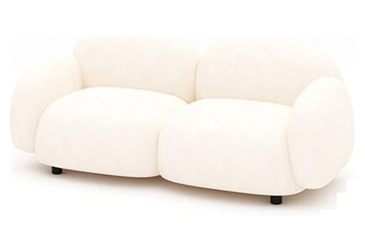 リビングルーム用ソファ 北欧のリビングルームの柔らかく快適なソファ