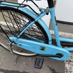 特価！ 24インチ 自転車 変速なし ママチャリ 水色 鍵付き 札幌市手稲区の画像