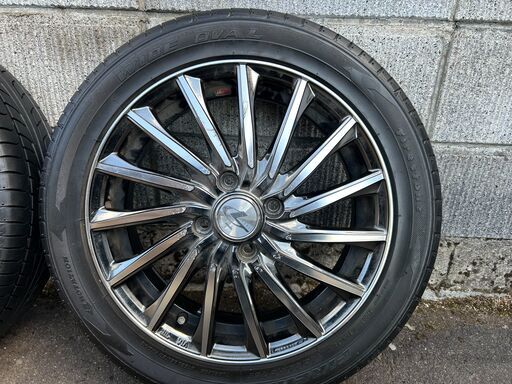 低価格で大人気の 夏タイヤ・アルミホイールセット」NBOX使用4本165/55R15 75V タイヤ・ホイール
