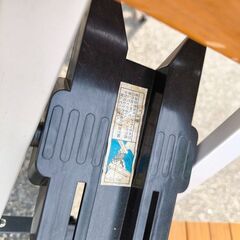 アウトドア木製折り畳み式ベンチ付きテーブル 【引取限定・現状渡し】三重県の画像