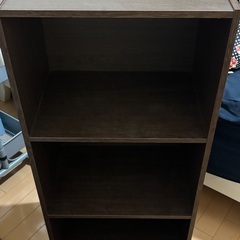 【※本日(3/29)までの出品】カラーボックス　茶色の画像