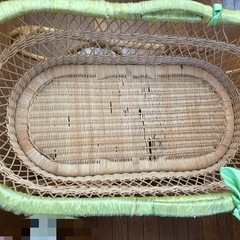 【取引決定】レトロ ゆりかご 木製の画像