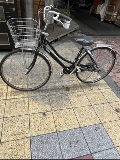 27インチ　シティーバイク　ギア自転車　オートライト