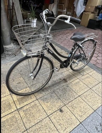 27インチ　シティーバイク　ギア自転車　オートライト
