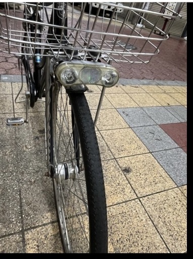 27インチ　シティーバイク　ギア自転車　オートライト