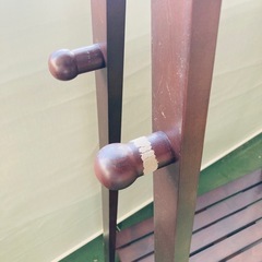 ハンガーラック　木製　衣装掛け　ワードローブ　コート掛け
の画像