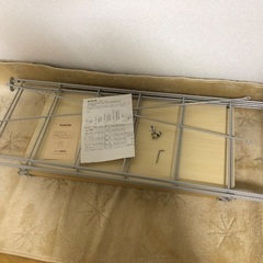 無印の棚、組み立て式の画像