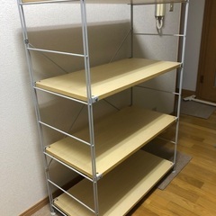 無印の棚、組み立て式