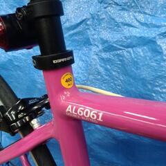 ルイガノ　ピンク　フレームサイズ460 　AJ　タイヤサイズ　700x23c　装備は　SHIMANO  SORA　の画像