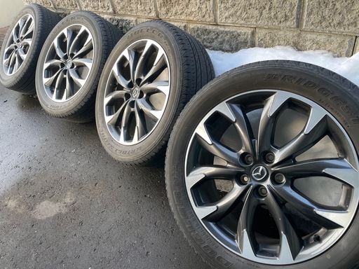 マツダcx5 225/55R19 中古タイアセット