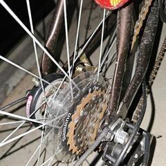 THREE STONE 折りたたみ自転車 自転車 20インチ 後輪パンクの画像