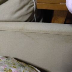 【無料】中古三人掛けソファー　差し上げます！の画像