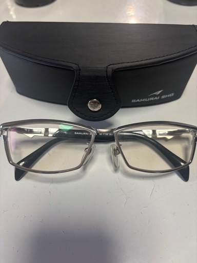 SAMURAI SHO メガネ SS-T 122 #1 ケース付き