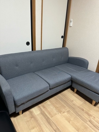 3人掛け❗️Lタイプソーファ