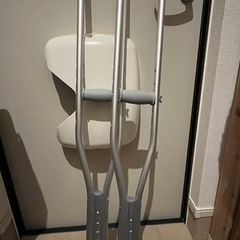 松葉杖　数日使用です