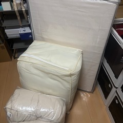 【決まりました】硬質３つ折りマットレス　寝具一式 (プロテ NF S) ニトリ