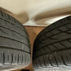 ホイール  20インチ　タイヤ付　4本セット　希少RAYS   タイヤ山あり ※値段相談可　　　の画像