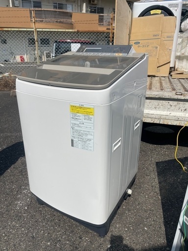北九州市内配送無料　保証付き Panasonic NA-F10WE6 10kg/6kg 全自動洗濯乾燥機