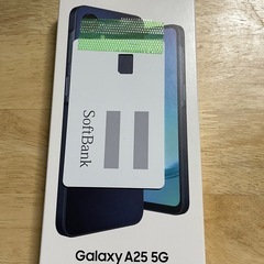 【新品未使用】スマホ　Galaxy A25の画像