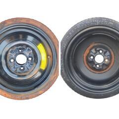 T105/70D14  83M  BRIDGESTONE  応急タイヤ(スペアタイヤ / テンパータイヤ) 14㌅ × 4T × 4穴 × PCD100mmの画像