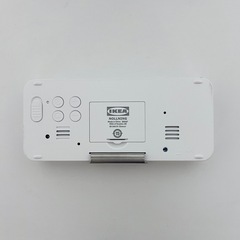 IKEA デジタル時計 ホワイトの画像