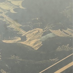 サイドテーブル　中国風　引き出しありの画像