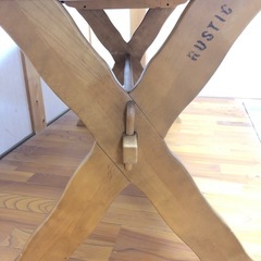 岐阜市からの出品です　120cm幅　カリモク家具　ダイニングテーブル　食卓　カリモク　ルスティック　RUSTICの画像