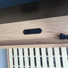 シングルベッド、マットレス付き　【美品】の画像