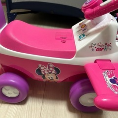 ミニー♡飛行機型ライドオン 乗用玩具の画像