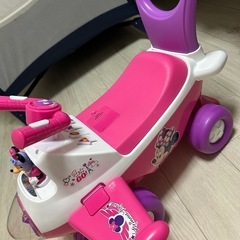ミニー♡飛行機型ライドオン 乗用玩具の画像