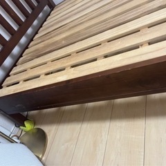 すのこ　シングルベッドフレームの画像