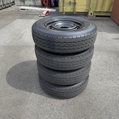 ハイエース　新車外しタイヤ、スチールホイール195/80R15新品 　