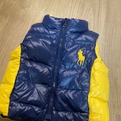 ラルフローレン　ダウンベスト　90cmの画像