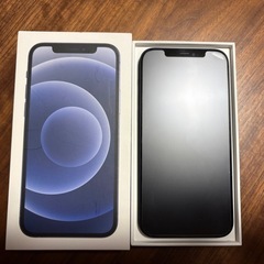 【中古美品】iPhone 12 ブラック　SIMフリーの画像