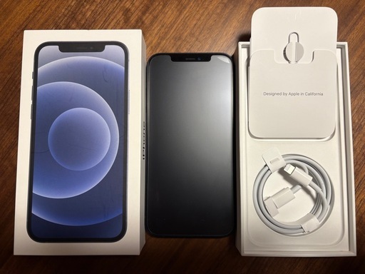 【中古美品】iPhone 12 ブラック　SIMフリー