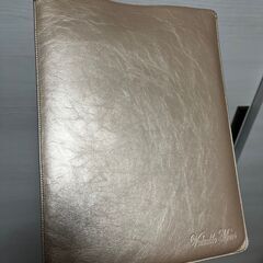 iPadなどが入るスリーブ ケース（ゴールド）を差し上げます