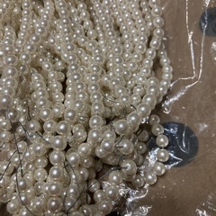 イミテーションパール？　アクセサリー材料の画像