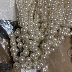 イミテーションパール？　アクセサリー材料の画像