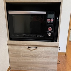 オーブンレンジ&レンジ台の画像