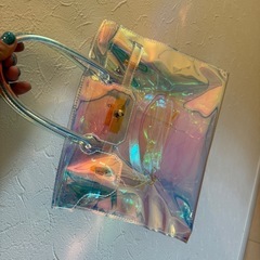 バック♡オーロラクリア♡新品♡