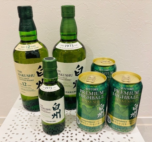 未開栓】 山崎、 白州 サントリーウイスキー ハイボール 12年