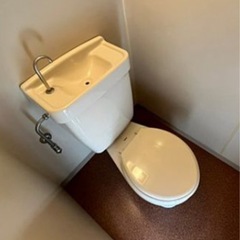 洗面台とトイレ便器の画像